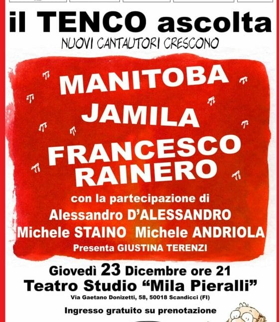 Il Tenco ascolta: nuovi cantautori crescono