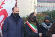 cerimonia per il decennale della strage di piazza Dalmazia