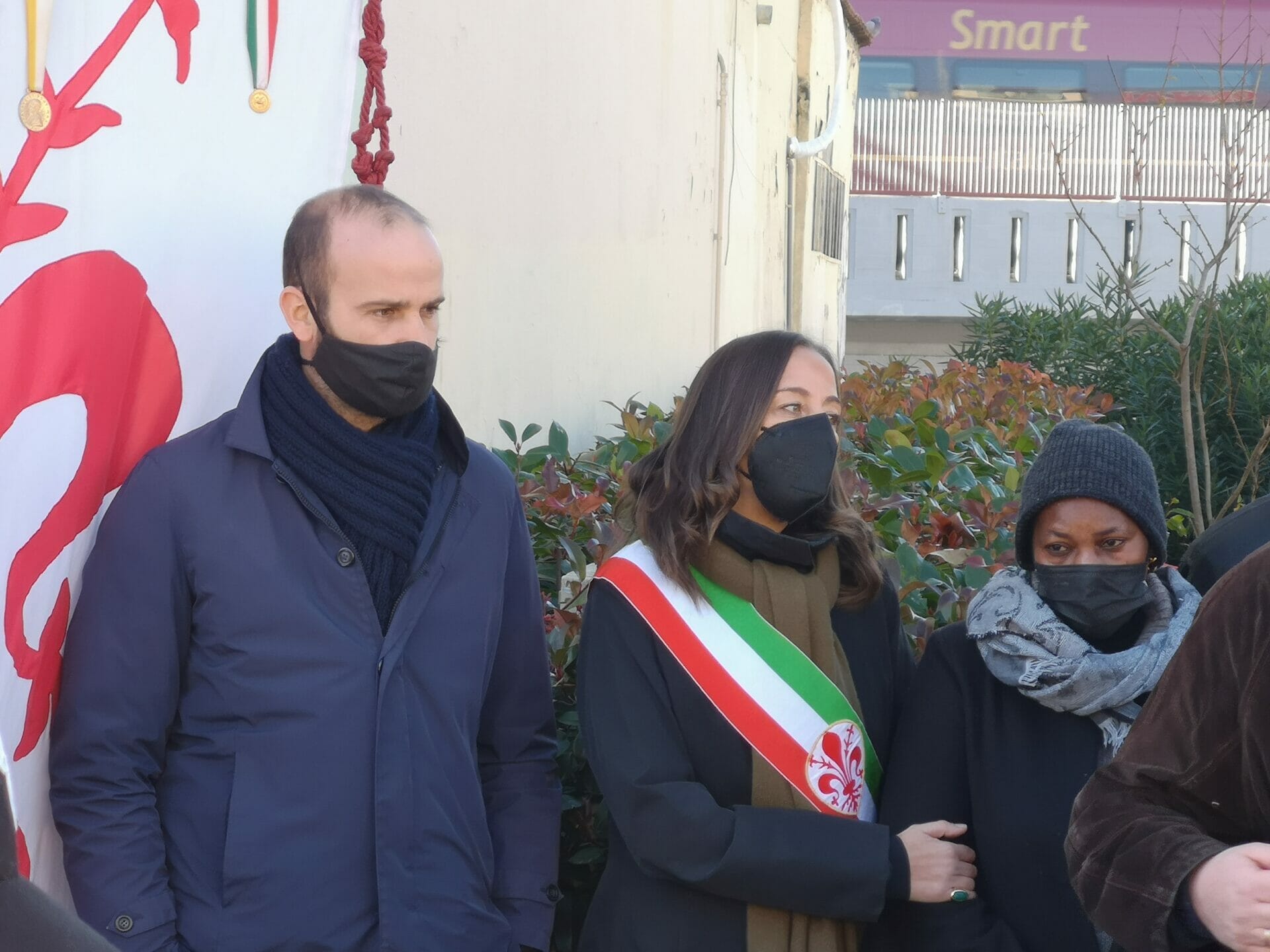 cerimonia per il decennale della strage di piazza Dalmazia