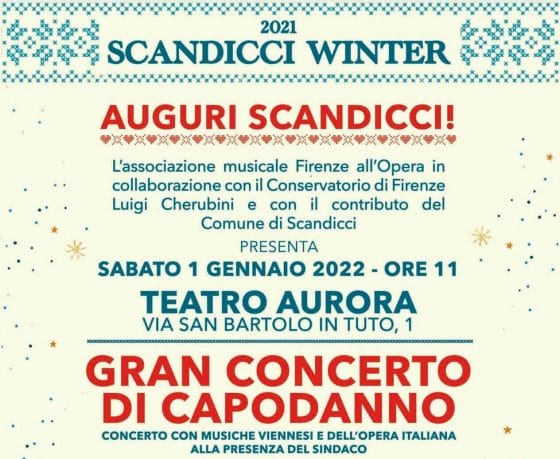 Scandicci Winter, al Teatro Aurora il concerto di Capodanno