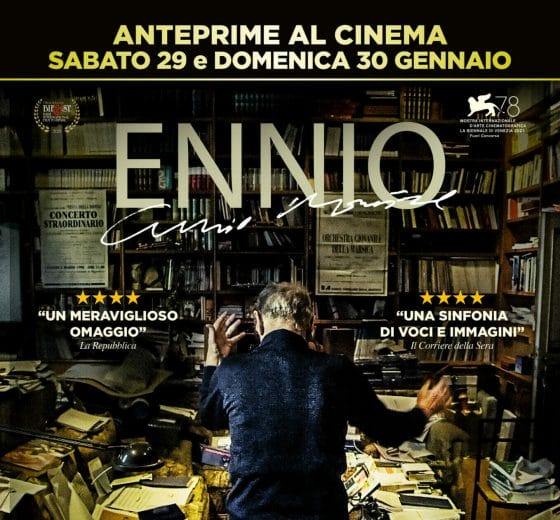 “Ennio” in anteprima nazionale all’Odeon