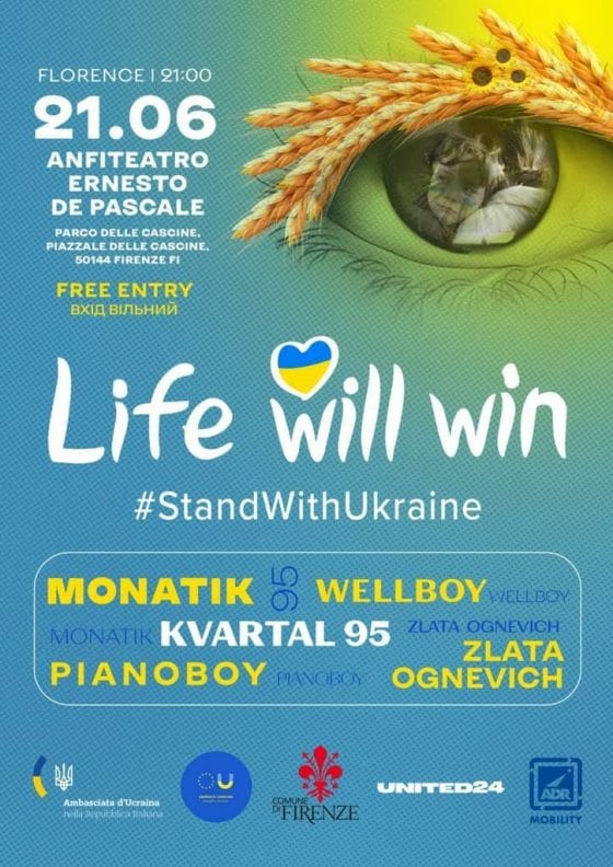 Firenze: 21 giugno concerto di solidarietà con artisti ucraini, all’Ultravox