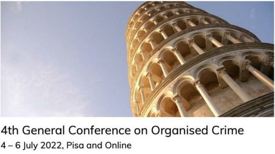 Conferenza europea sulla criminalità organizzata si terrà a Pisa