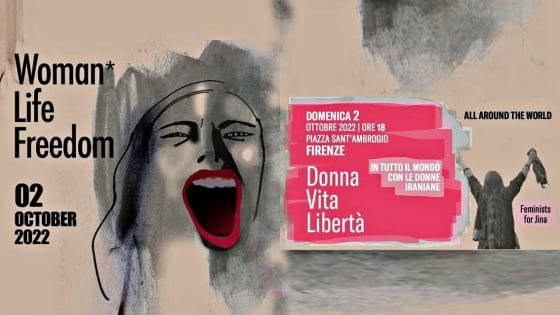 Solidarietà con le donne iraniane, anche a Firenze manifestazione domenica 2 ottobre